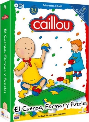 Planeta Pack Caillou: Cuerpo, Formas y Puzzles Pc