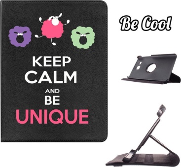 Becool Funda Tipo libro para samsung galaxy tab 7.0 2016 carcasa giratoria 360 grados con soporte diseño la calma y