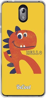 BeCool Funda Gel Nokia 3.1 Hello Dino Kids