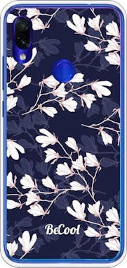 BeCool Funda Gel Xiaomi Redmi Note 7 Flores elegantes