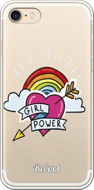 BeCool Funda Gel iPhone 7 8 Girl Power Kids