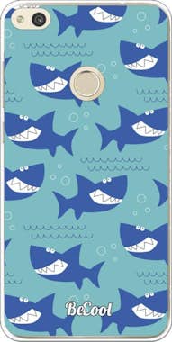 BeCool Funda Gel Huawei P8 Lite 2017 Tiburones sonrientes