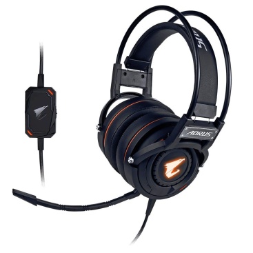 Gigabyte AORUS H5 Binaural Diadema Negro