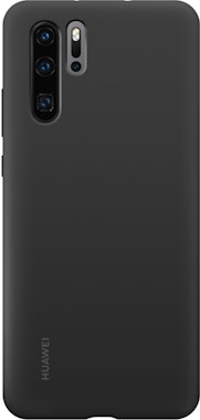 Funda Huawei P30, Silicón Negro Con Diseño