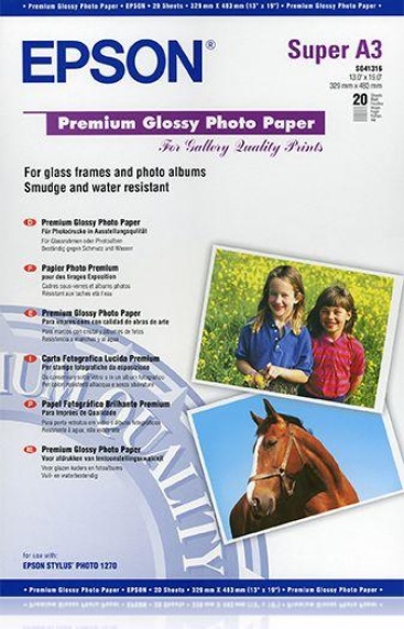 Epson Epson Premium Glossy Photo Paper, DIN A3+, 250 g/m