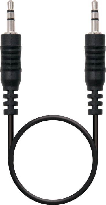 Cable De Audio nanocable audio15 cm negro jack 3.5m 15m estereo 3.5m3.5m 3.5mjack 3.5 35mm 015