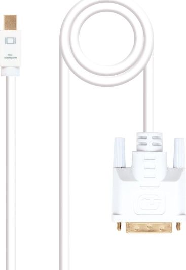 Nanocable Nanocable Cable conversor Mini DP a DVI, Mini DP/M