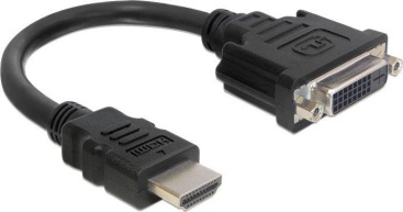 Delock DeLOCK 0.2m HDMI-DVI M/F DVI-D Negro