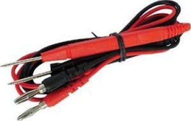 Velleman Velleman TLM2 adaptador de cable Negro, Rojo