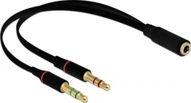 Delock DeLOCK 65967 cable de audio 0,2 m 3,5mm 2 x 3,5mm