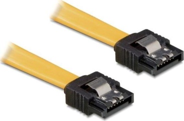Delock DeLOCK 0.3m SATA Cable cable de SATA 0,3 m Amarill