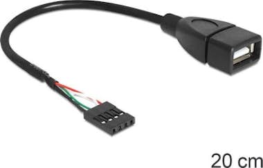 Delock DeLOCK 83291 adaptador de cable USB 2.0-A 4pin Neg