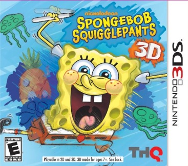 Bob Esponja El garabato 3ds nintendo juego