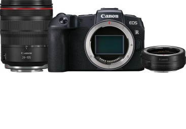 Canon EOS RP Body + RF 24-105mm f/4L IS USM lens + Mount Adapter EF- R MILC 26,2 MP CMOS 6240 x 4160 Pixeles Negro