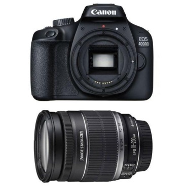 Canon CANON EOS 4000D Negro + EF-S 18-200mm F3.5-5.6 IS
