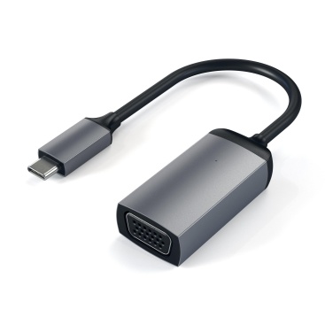 Satechi Sttcvgam Adaptador de cable usbc vga gris tipoc 1080p60hz compatible con 2022 macbook pro m2 2021 m1 2020