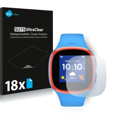 Savvies Protector de Pantalla para Vodafone V-Kids Watch [