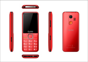 Qubo Telefono 2.4 Xeus Rojo