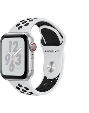 Apple Watch Nike+ series 4 gps cellular 40mm aluminio con correa deportiva platino puronegra reacondiciona caja sport reloj inteligente oled inteligentes pantalla 301 band 40 s4 puronegro