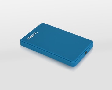 Caja Para Discos duros coolbox slimcolor 2543 externa 2.5 color sata usb 3.0 azul oscuro carcasa de durossd cooscg25436 25 scg2543 6