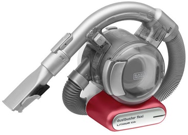 BLACK+DECKER Black & Decker PD1020L aspiradora de mano Sin bolsa Metálico, Rojo