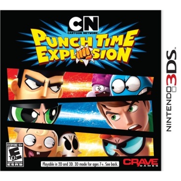 Cn Explosion De puñetazos nintendo 3ds cartoon network punch time juego