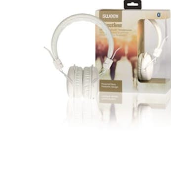 Sweex Auriculares Bluetooth de Diadema de 1.20 m Blanco