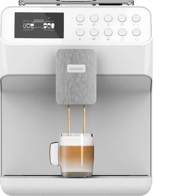 Cecotec Power Matic-ccino 7000 Independiente Cafetera combinada Blanco 1,7 L 2 tazas Totalmente automática