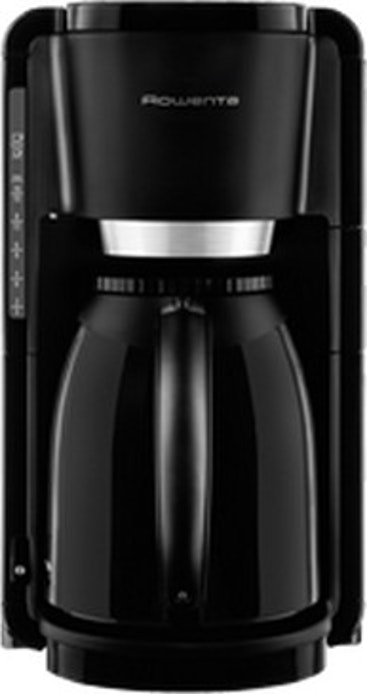 Rowenta Thermo Independiente Cafetera de filtro Negro 1,25 L 12 tazas Semi-automática