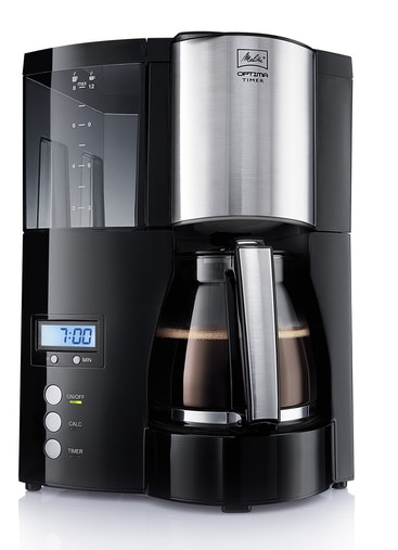 Melitta Optima Timer Independiente Cafetera de filtro Negro 1 L 8 tazas