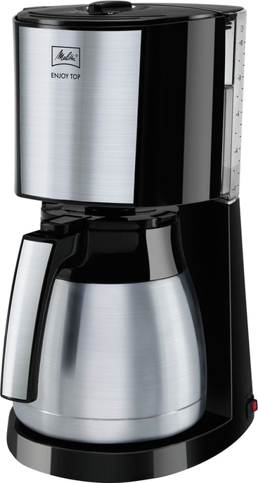 Melitta 1017-08 Independiente Cafetera de filtro Negro 10 tazas