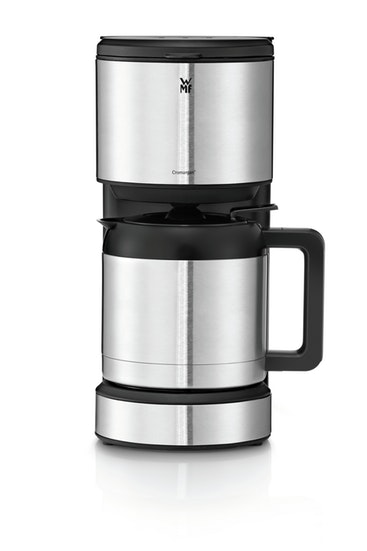 WMF Stelio 04.1216.0011 cafetera eléctrica Independiente Cafetera de filtro Negro, Acero inoxidable 1 L 8 tazas