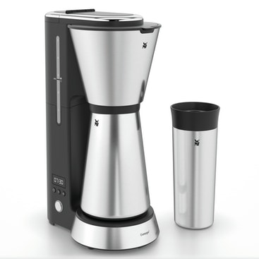 WMF KITCHENminis 04.1226.0011 cafetera eléctrica Independiente Cafetera de filtro Negro, Cromo 0,625 L 5 tazas Totalmente automática