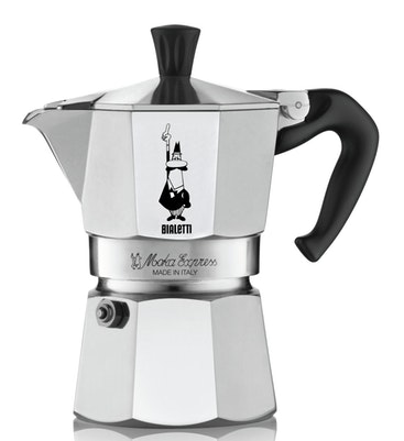 Bialetti Bialetti Moka Express 0,2 L Aluminio, Negro