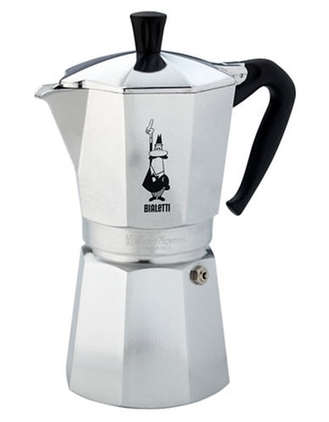 Bialetti Moka Express 0,55 L Aluminio, Negro