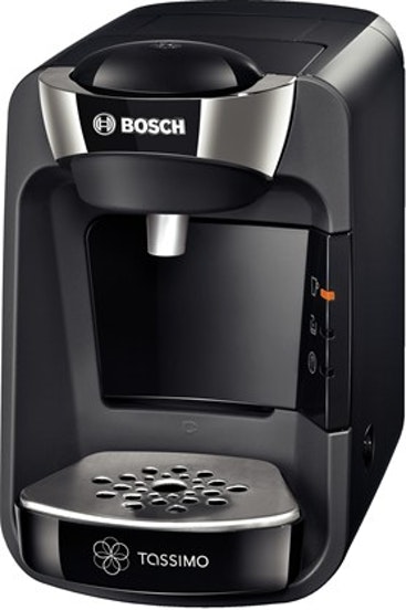 Bosch TAS3202 cafetera eléctrica Independiente Máquina de café en cápsulas Negro 0,8 L Semi-automática