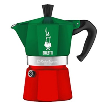 Bialetti 5322 Independiente Cafetera de filtro Verde, Rojo 0,13 L 3 tazas