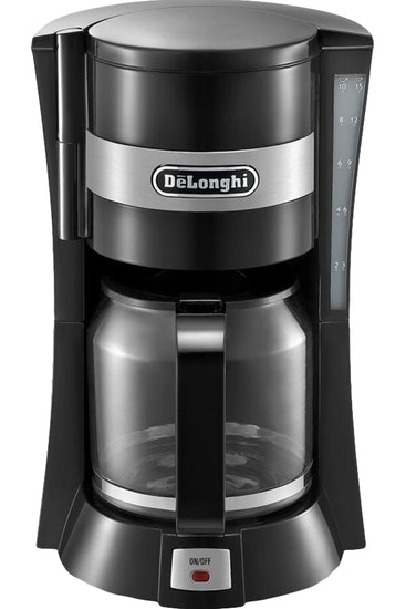 DeLonghi ICM15210 Independiente Cafetera de filtro Negro 1,25 L 10 tazas Totalmente automática