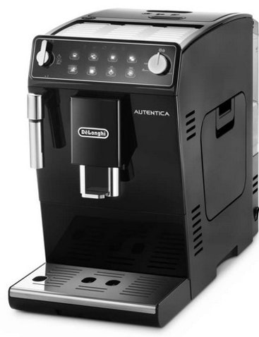 DeLonghi Autentica Independiente Máquina espresso Negro 2 tazas Totalmente automática