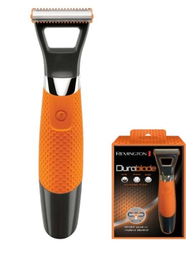 Remington MB050 afeitadora corporal Negro, Naranja, Plata