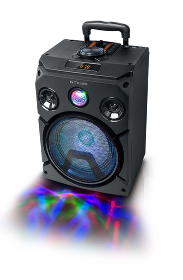 Muse M-1915 DJ 150 W Sistema de megafonía con ruedas Negro