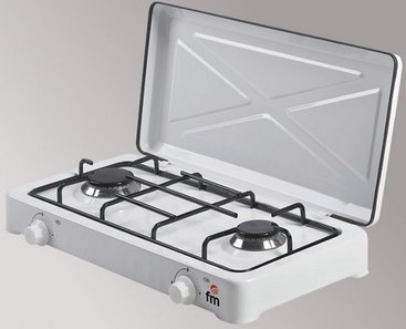 FM Calefacción HG-200 hobs Mesa Encimera de gas Blanco