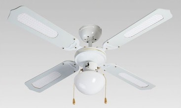 Grupo FM Ventilador de Techo con Luz VT-CLASSIC-105B 50W Blanco