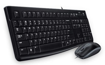 Logitech Logitech MK120 teclado USB Búlgaro Negro