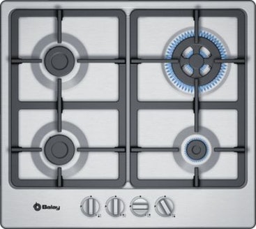 Balay 3ETX565HB hobs Integrado Encimera de gas Acero inoxidable