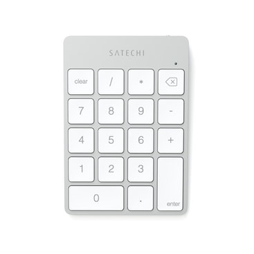 Satechi Stsalkps Teclado bluetooth portátilpc plata keypad slim de aluminio 18 compatible con macbook pro