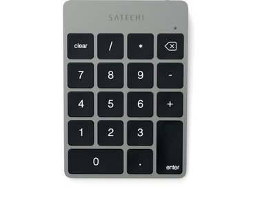 Satechi Keypad Slim de aluminio bluetooth 18 teclas compatible con macbook pro ai stsalkpm portátilpc