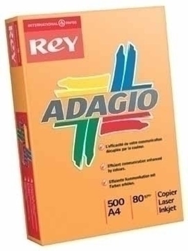 Generica Rey Adagio A4 80 g/m² Grey 500 sheets papel para impresora de inyección de tinta Gris