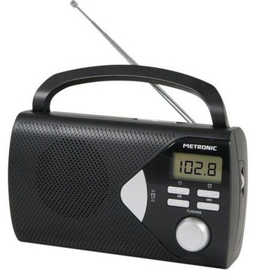 Metronic Metronic 477205 radio Portátil Digital Negro