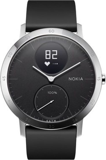 Nokia Steel HR Pulsera de actividad Negro, Acero inoxidable